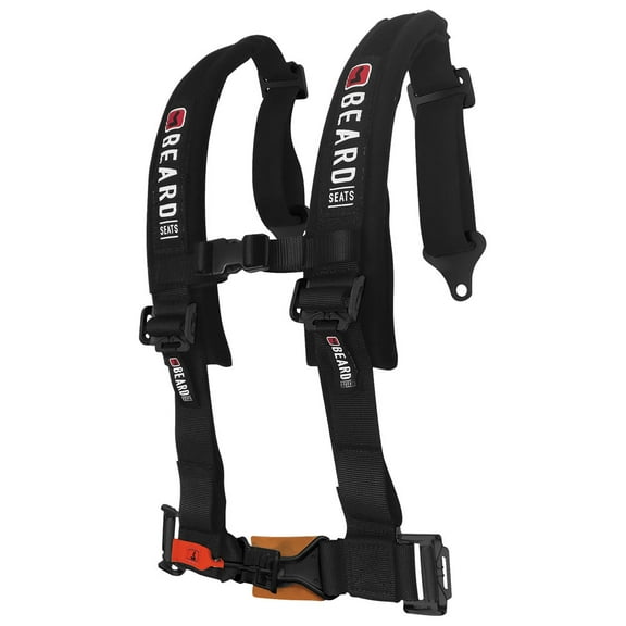 Beard 5-Point Safety Harness with Latch & Link Buckle Passenger Side Black