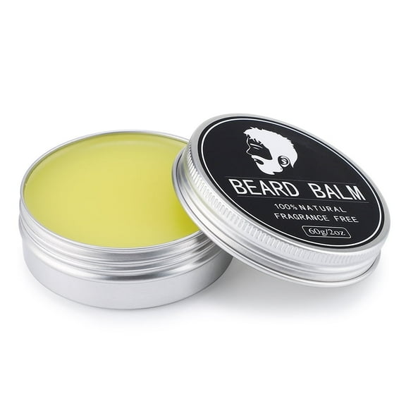 Beard Balm Men Free Washing, Beard Oil Hair Care, Beards Shape Facial Hair Cream, Beard Care Butter, 60g
