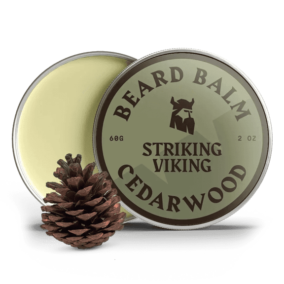 Striking Viking Cedarwood Beard Balm for Men