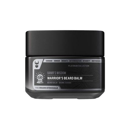 Beard Balm for Men by The Beard Struggle - Moisturizes and Provides Light Hold to Beard - Vanir's Wisdom - 50g