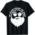 thumbnail image 1 of Beard Behind The Bump Men's Funny Beard Bump Pregnant T-Shirt, 1 of 3