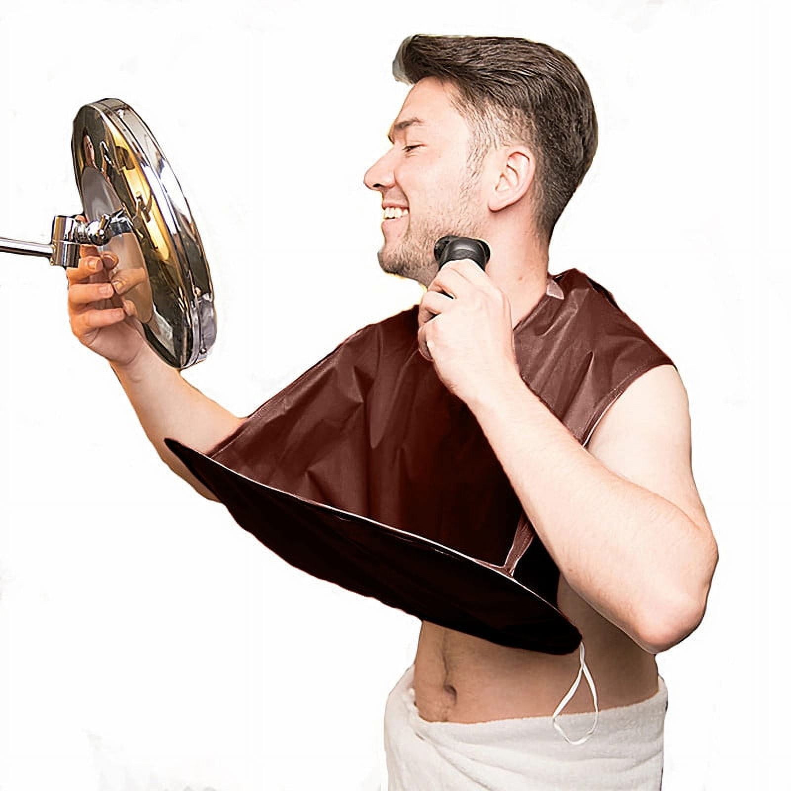 Beard Bib Apron, Beard Extension Waterproof NonStick Grooming Cloth