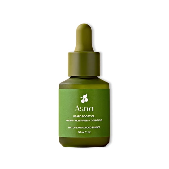 ASNA BioVeda Beard Boost Oil for Fuller-Looking Beard, Growth Support, Softening, Frizz Control & Skin Hydration, 1 fl oz
