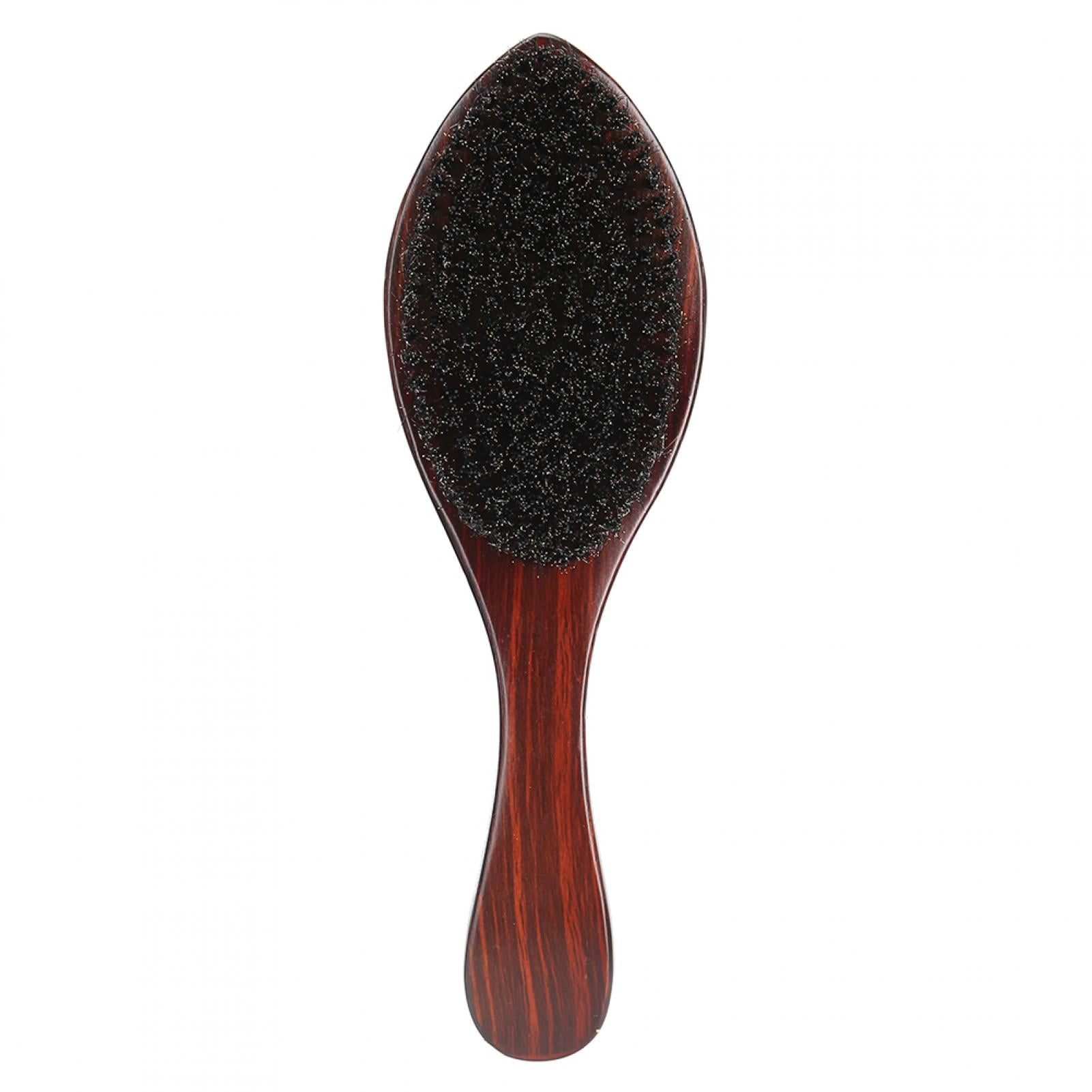 Beard Brush Natural Wood Long Handle Men Male Shaving Soft Hair