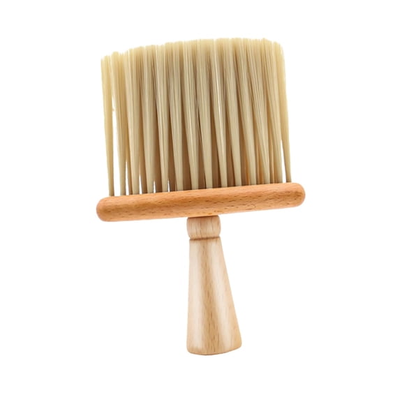 Beard Brush and Neck Duster Brush, Professional Hair Cleaning and Styling Brush for Men, Lightweight Barber Brush for Home and Salon Use