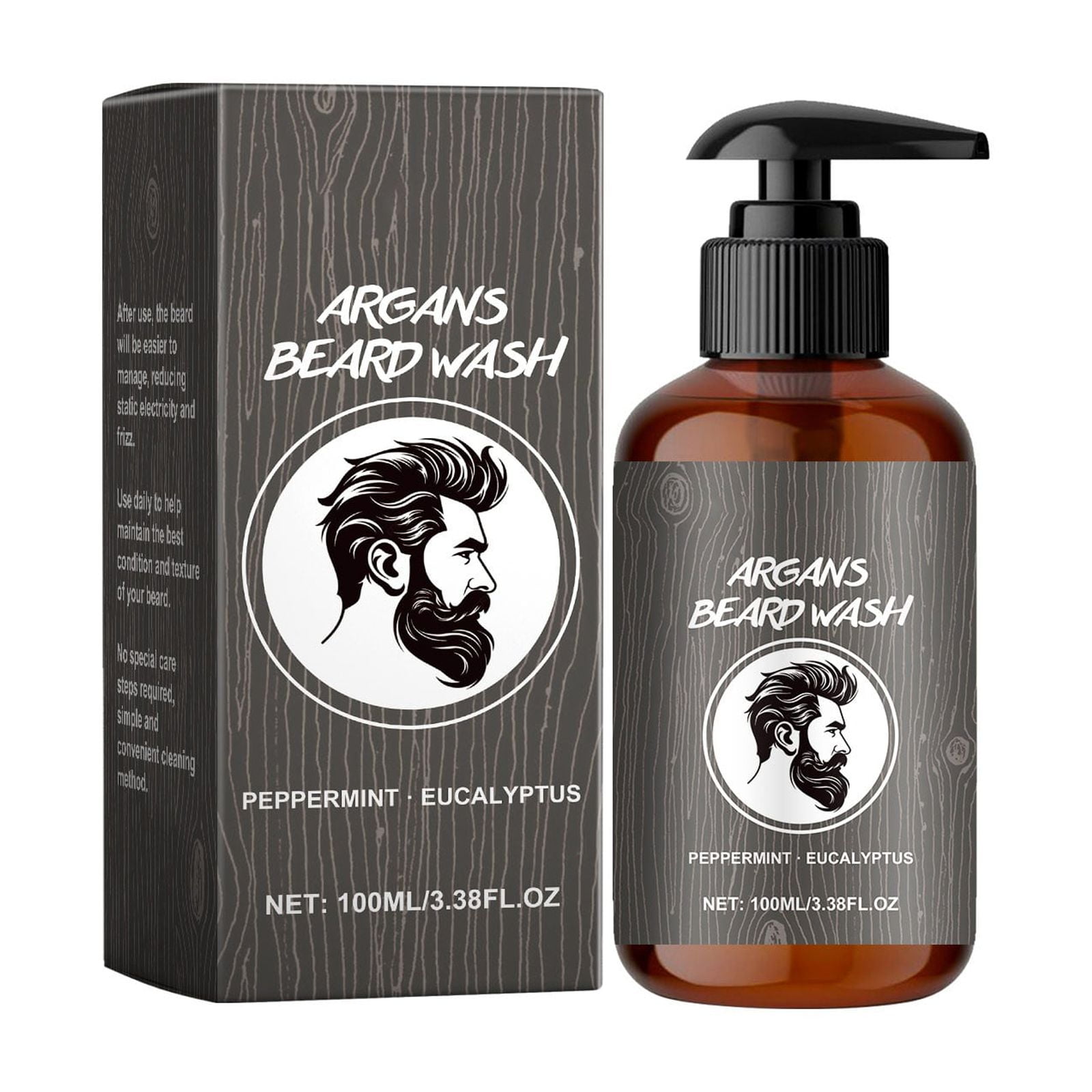 Beard Cleaning Shampoo Softens Beard Deeps Clean Men's Shave Gentle Shave Beard Cleaning Shampoo Softens Beard Deeps Clean Men's Shave Gentle Shave 100ml