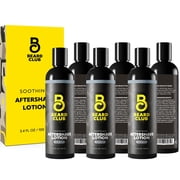 The Beard Club Soothing Aftershave Lotion for Men with Chamomile, Tea Tree Oil and Willow Bark, Post Shave Facial Skin Care, 3.4 fl oz, 3 Pack
