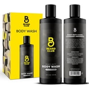 The Beard Club Heavy Duty Body Wash for Men, Exfoliating Shower Gel with Rich Lather, Deep Cleansing and Signature Scent, 16 fl oz
