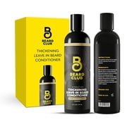 The Beard Club Thickening Leave-in Beard Conditioner for Men, Sandalwood & Ginger, Hydrating Moisturizer and Softener for Daily Beard Care, 4 oz