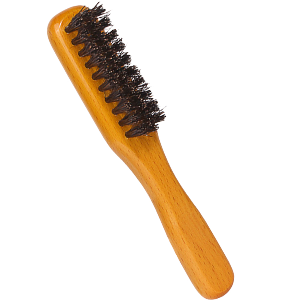 Beard Comb Brush Hair Barber Tool Cleaning Travel Face for Men Broken