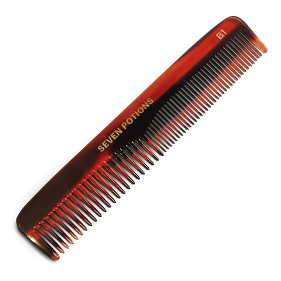 Beard Comb For Men 5.7 inch Fine and Coarse Tooth For Hair Beard And Moustache Hand Made and Sawcut (Beard Comb B1)