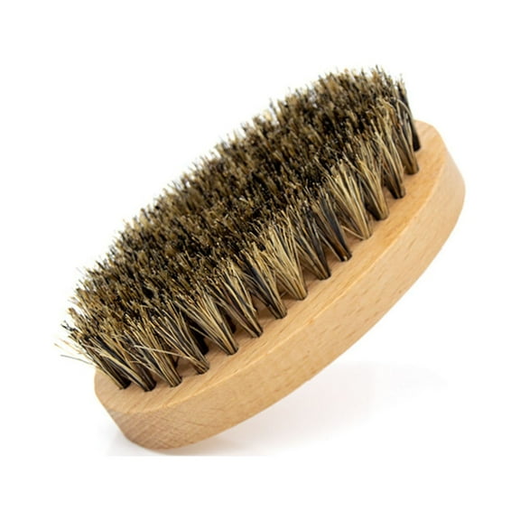 Beard Comb Oval Beard Grooming Brush Boar Bristle Brush for Perfect Grooming
