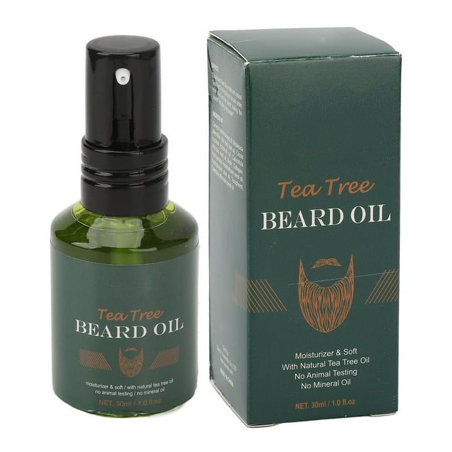 Beard Conditioning Oil Tea Tree Formula Promote Healthy Moisturize Beard Oil Soften Beard Oil