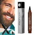 thumbnail image 1 of Beard Filling Pen under $5! Xqxayjr Beard Filling Pen Kit, Waterproof Eyebrow & Mustache Gap Filler, Sweat-Proof Hair Stroke Pen with Brush, Realistic Beard Touch Up Tool, 1 of 1