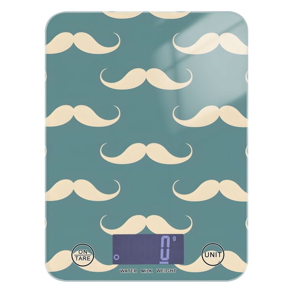 Beard Food Scale Digital Kitchen Scale Waterproof Tempered Glass Tare Function 11 lb for Baking Cooking Meal Prep