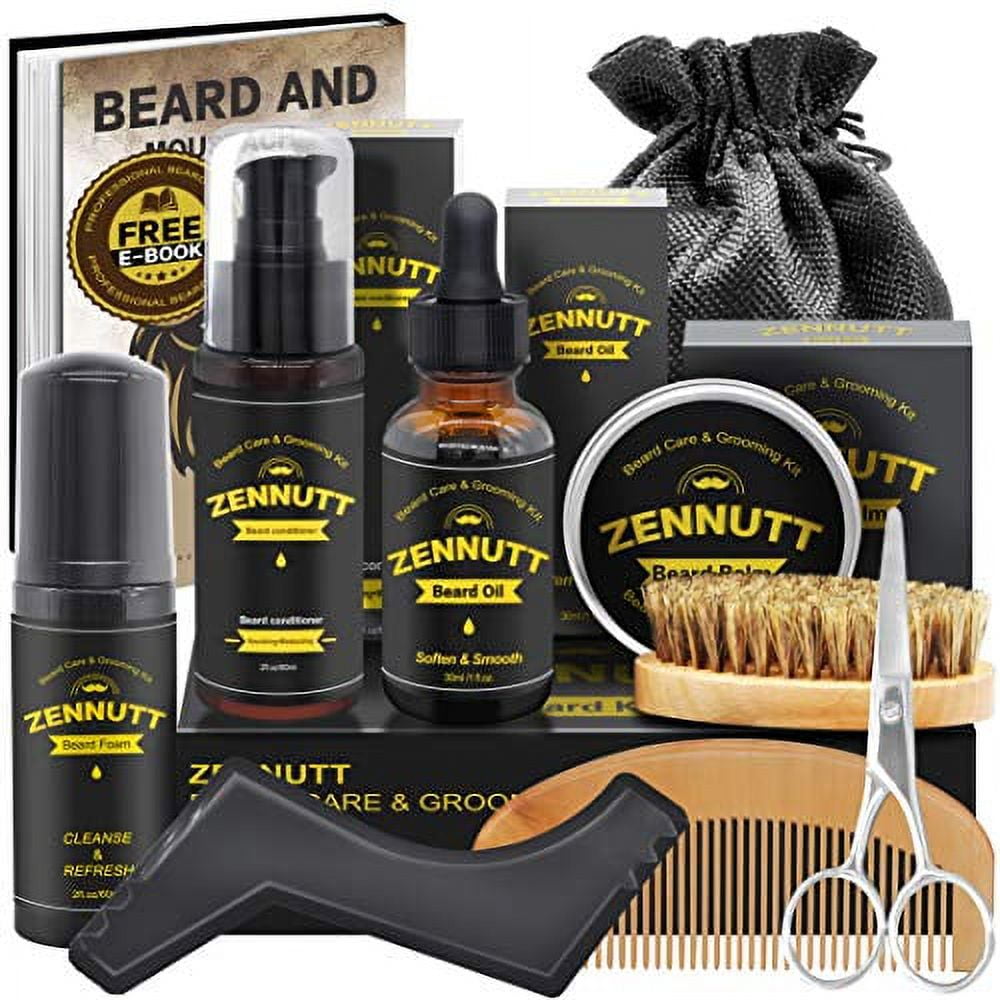 Ultimate Beard Care Kit for Men Beard Growth&Grooming Set W Beard Balm Butter