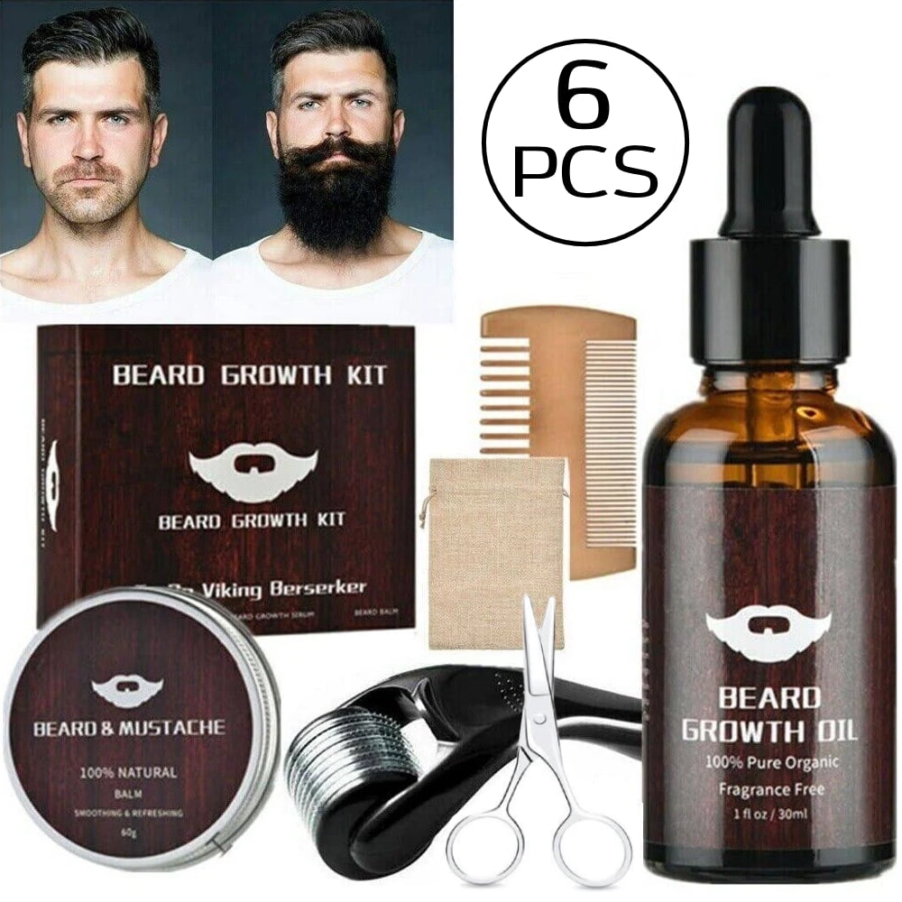 Beard Growth Kit, Beard Roller for Beard Growth with Beard Roller