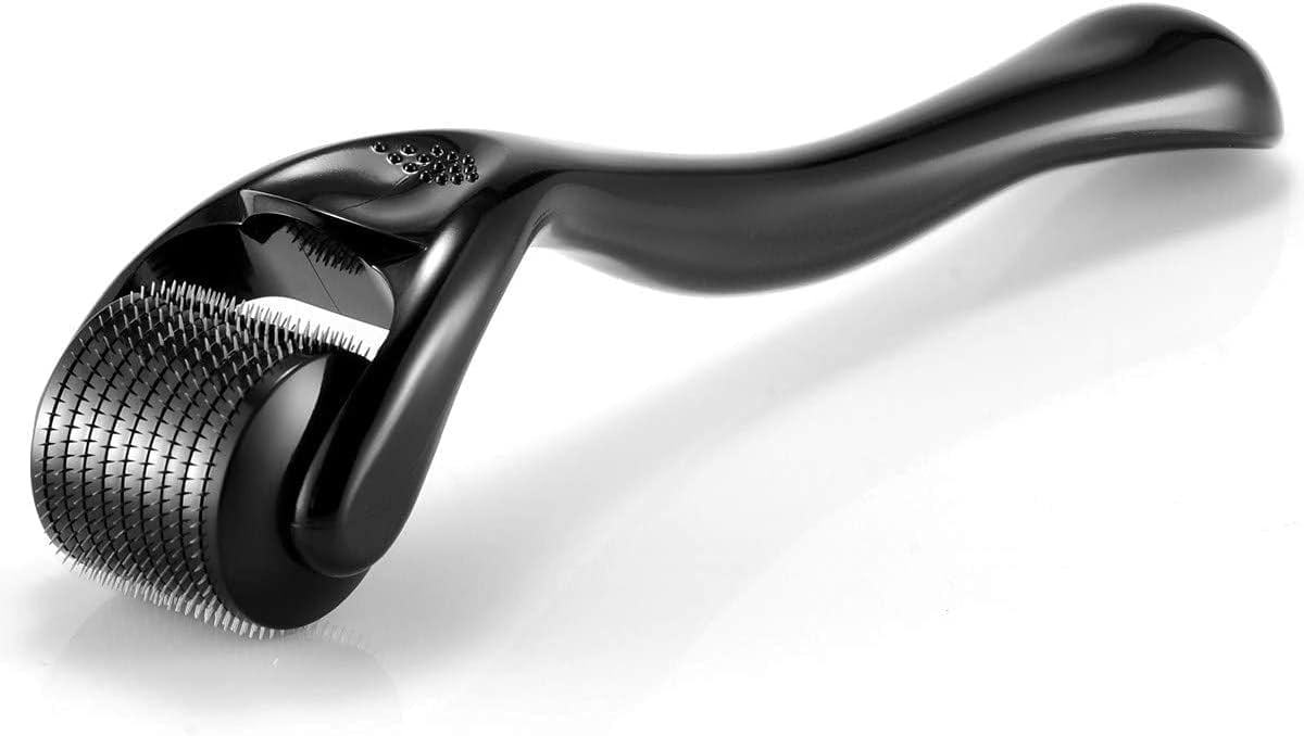 Beard Growth Roller/Derma Roller 1.5mm 540 Titanium Needles/Black