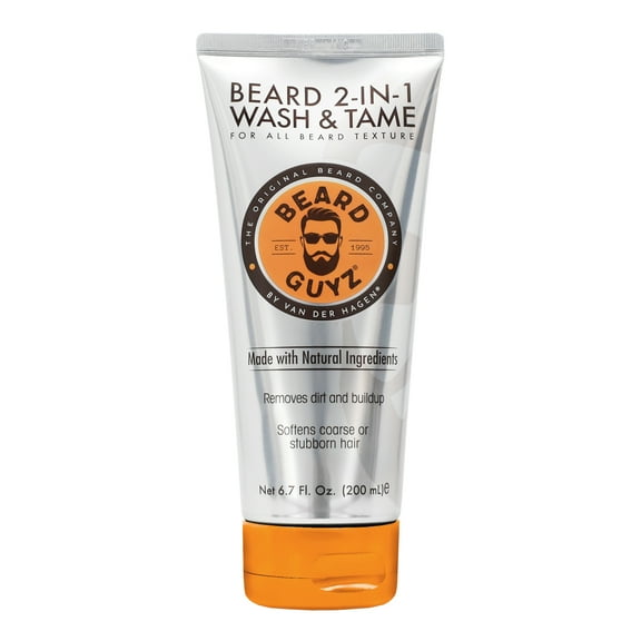 Beard Guyz 2-in-1 Wash & Tame Conditioner, Formulated with Natural Ingredients, 6.7 oz