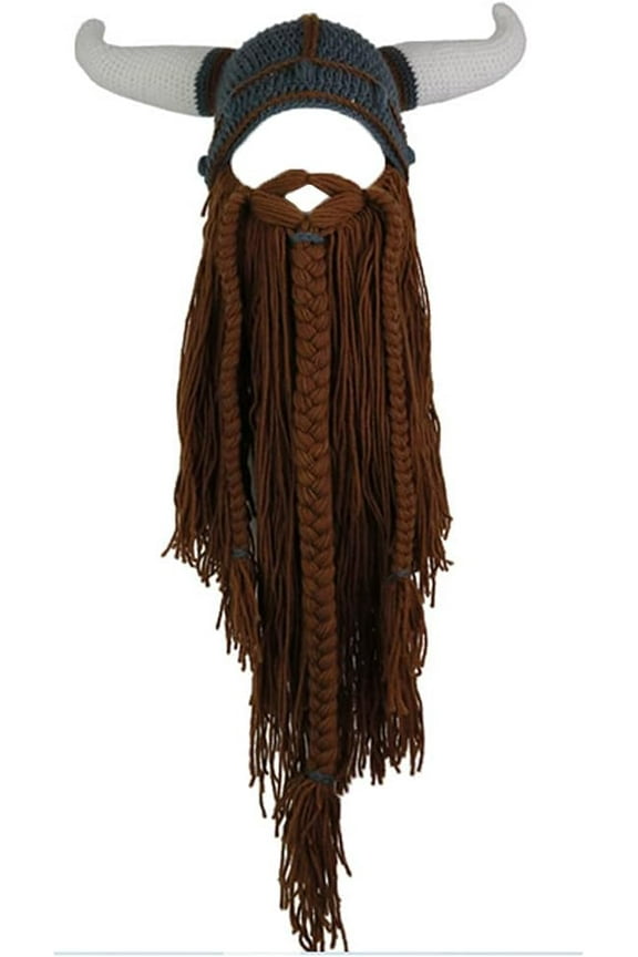 Beard Hats Funny Beanie Hat Handmade Knit Wig Hat Beard Facemask