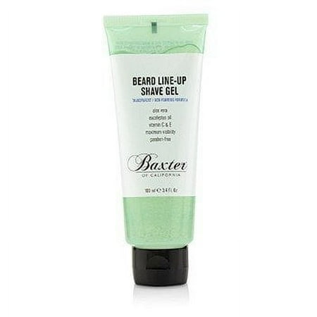Beard Line-Up Shave Gel (Transparent/Non-Foaming Formula) 3.4oz