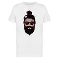 thumbnail image 1 of Beard Man Head T-Shirt Men -Image by Shutterstock, Male 3X-Large, 1 of 2