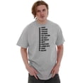 thumbnail image 1 of Beard Measure Manly Bearded Hipster Men's Graphic T Shirt Tees Brisco Brands M, 1 of 5