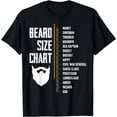 thumbnail image 1 of Beard Measurement Chart Beard Length Funny Growth Chart T-Shirt, 1 of 4