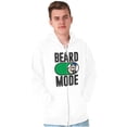 thumbnail image 1 of Beard Mode On Bluto Funny Bearded Zip Hoodie Sweatshirt Men Brisco Brands S, 1 of 6