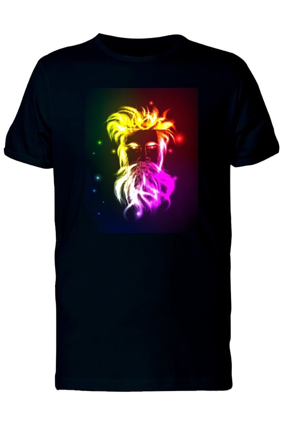 Beard Moustache Man Tee Men's -Image by Shutterstock