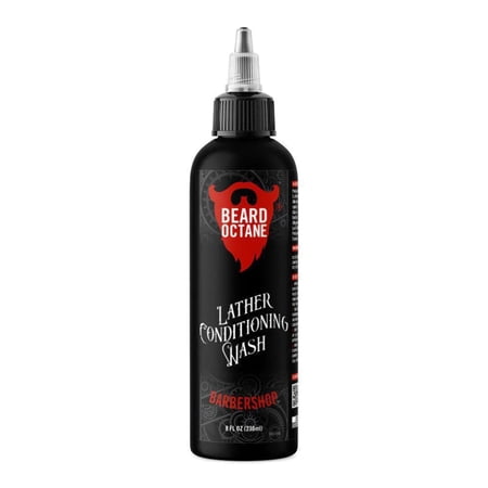 Beard Octane Barbershop Lather Conditioning Wash - Shaving Cream, Lemon  Bergamot