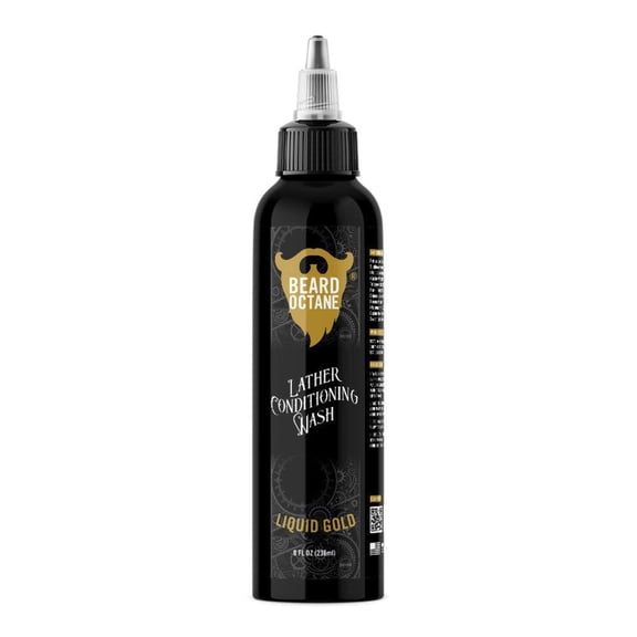 Beard Octane Liquid Gold Lather Conditioning Wash - Frankincense Oud