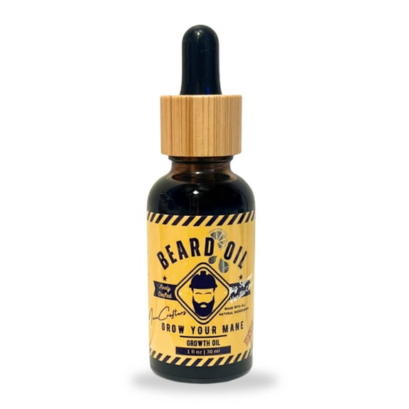Mane Crafters Beard Oil - Big Squeeze Vanilla-Citrus Growth Oil (1 fl oz) "Grow Your Mane"