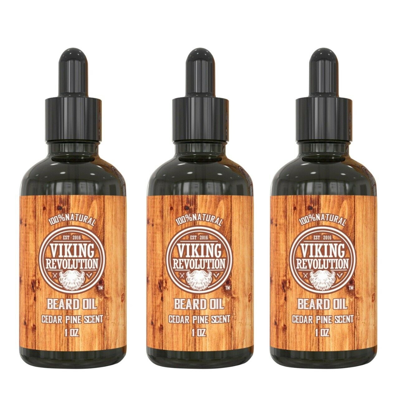 Beard Oil Conditioner All Natural Cedarwood & Pine Scent with Argan