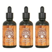 Beard Oil Conditioner - All Natural Cedarwood & Pine Scent with Argan & Jojoba Oils - Softens & Strengthens Beards and Mustaches for Men (3 Pack)