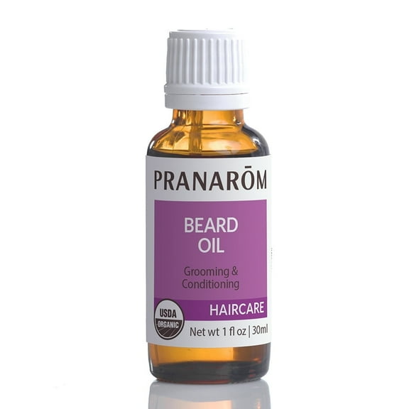 Pranarom - Beard Oil (30ml) - 100% Pure Natural Therapeutic Grade - Jojoba, Cedarwood, & Frankincense | USDA & ECOCERT Certified Organic