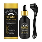 Beard Oil With Oil Scented Beard Oil For Men With Beard Growth Roller Beard Growth Oil With Softening And Nourishing Effect Strengthens Beard Growth 60ml