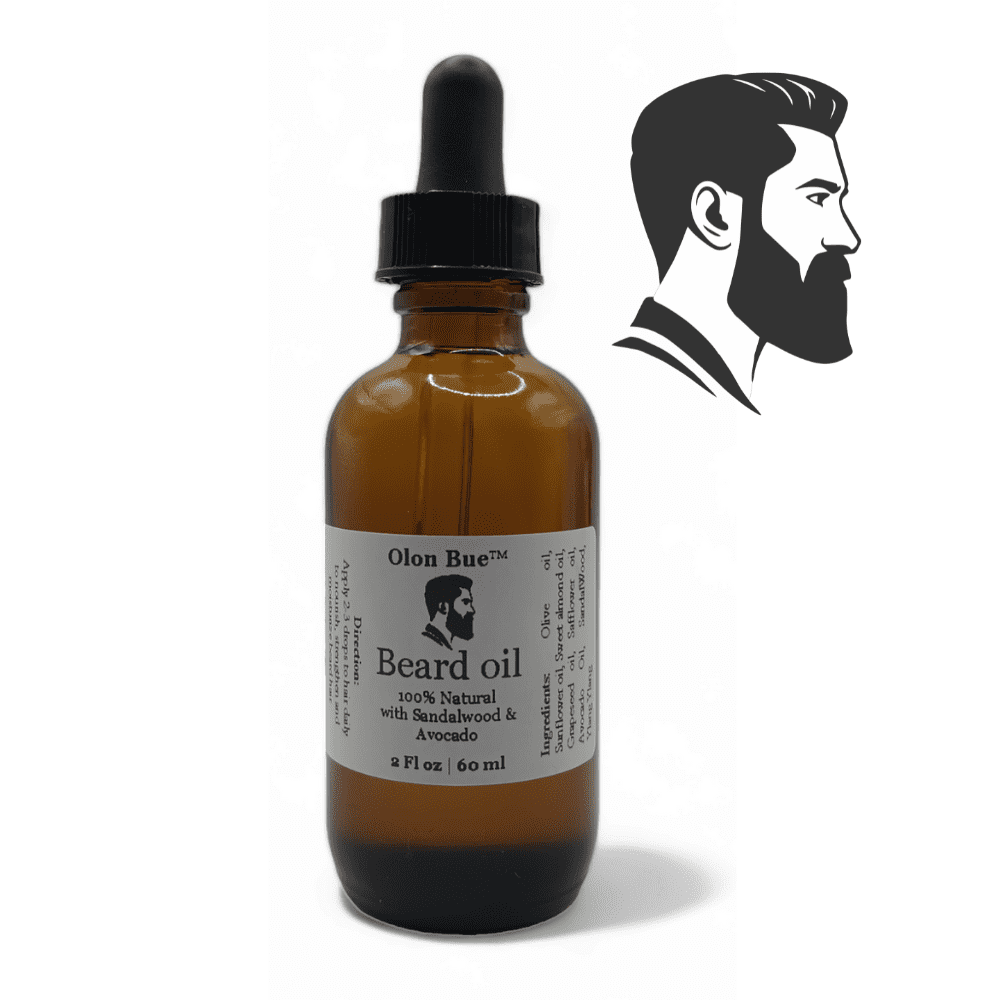 Beard Oil for Men 100 Natural with Vitamin E, Sandalwood & Avocado Oil Softens Conditions