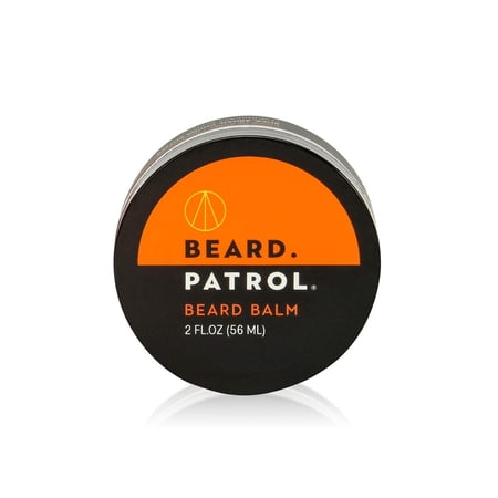 Bump Patrol Beard Patrol Beard Balm for Men – Mustache Softener and Tamer with Argan Oil, Shea & Cocoa Butter, Softens, Strengthens, and Controls Mustaches – Lemongrass Scent - Pack 1