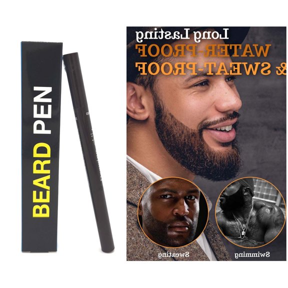 Beard Pen, Waterproof, 1 Pcmoustache Pen and Tracing Moustache Pen Pen Modifying Moustache Color Beauty Tools(10Ml), Easter Mother'S Day Gift Makeup Organizers