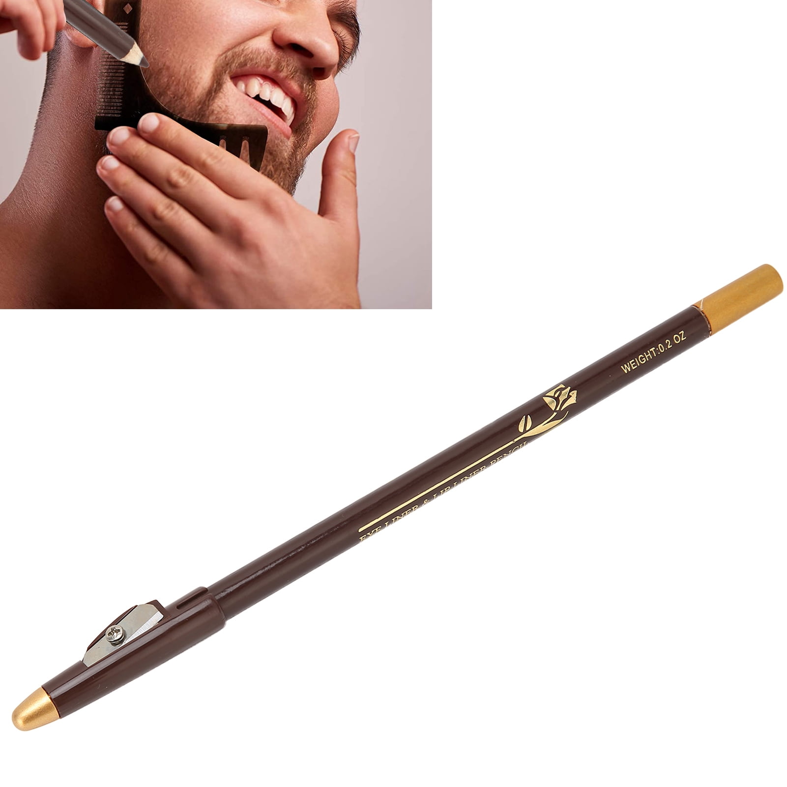 Beard Pencil, Professional Beard Lineup Tool Men Barber Pencil Filler