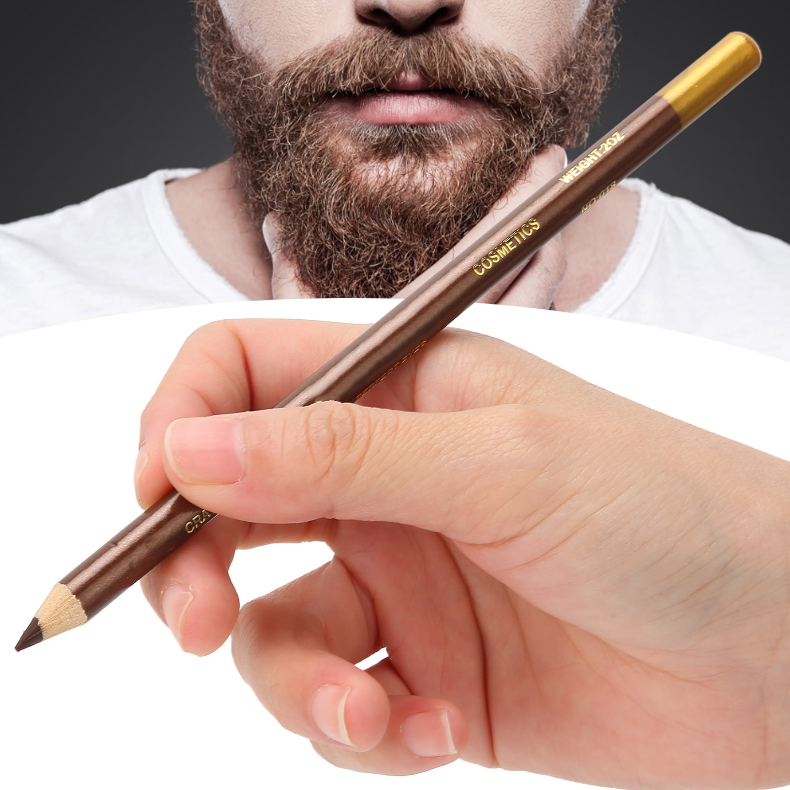 Beard Pencil, Professional Beard Lineup Tool Men Barber Pencil Filler Beard And Hairline