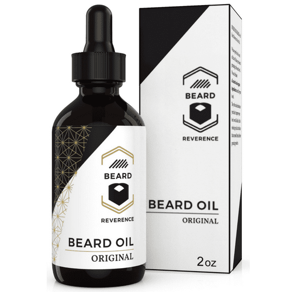 Beard Reverence Beard Oil (2oz, Unscented) All-Natural Conditioner and Softener