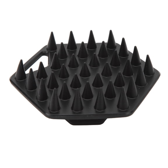 Beard Scrubber Brush, Pores Cleansing Remove Dead Skin Beard Exfoliating Brush For Salon Use For Men Black