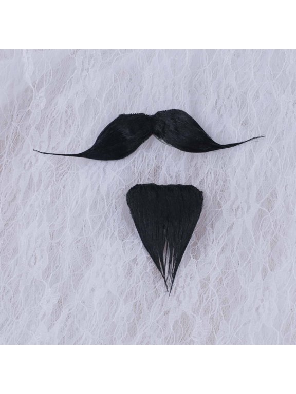 Beard Set Halloween Funny Mustache Outfit Accessory For Masquerade Party Dress Up Props