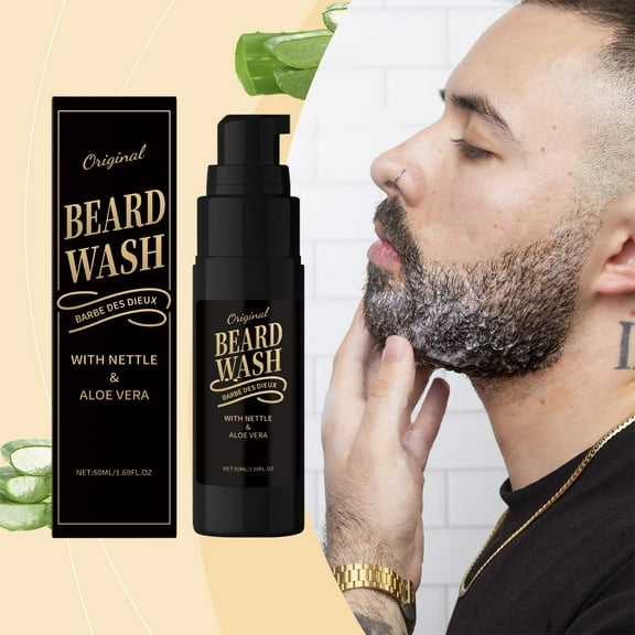Beard Shampoo For Men Moisturising Beard Care Nourishing Ingredients Such As Nettle Extract Gift For Men 50g