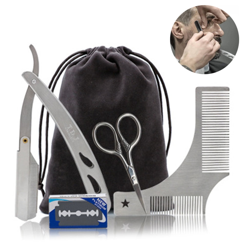 Beard Shaping & Styling Tool with Comb
