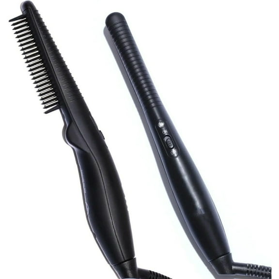 Beard Straightener Comb, Hair Styler Brush, Travel Beard Iron, Multifunctional