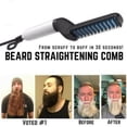 thumbnail image 1 of Beard Straightener Electric Hot Comb for Men - Quick Styling Bread Brush for Curly Hair Beard, 1 of 8