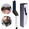 thumbnail image 1 of Beard Straightener for Men - Faster Heated Ionic Technology Beard Straightening Comb – Electric Portable Men’s Hair Styling Brush, 1 of 14